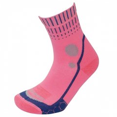 Thermal socks Lorpen X3OSW T3 Women Running Mid Crew coral/blue S