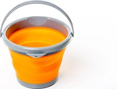 Folding silicone bucket 5 litres Tramp TRC-092 orange