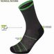 Thermal socks Lorpen HCPNE Hiking Eco charcoal/green S