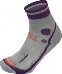 Thermal socks Lorpen T3LS17 T3 Light Hiker Shorty grey/plum S