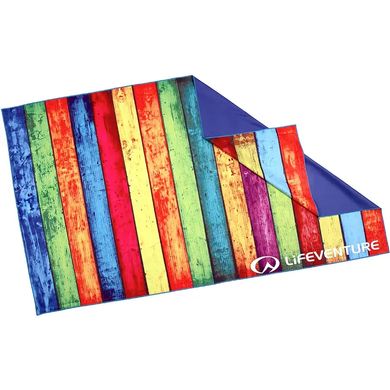 Рушник Lifeventure Soft Fibre Printed Striped Planks Giant