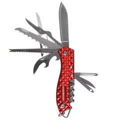 Keychain multi-tool Munkees Pocket Knife red