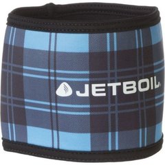 Jetboil Cozy Minimo 1 L Neoprene Cup Cover Blue Plaid