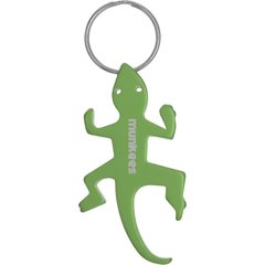Keychain-bottle opener Munkees Lizard grass green