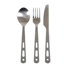 Titanium spoon, fork, knife Lifeventure Titanium Cutlery