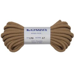 Laces for trekking shoes LOWA Zephyr 170 cm coyote
