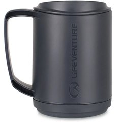 Travelling mug Lifeventure Ellipse Insulated Mug graphite, graphite