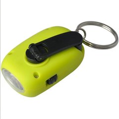 Keychain flashlight Munkees Mini Solar-Dynamo Flashlight , 1101-GR