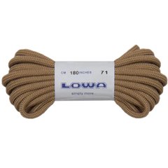 Laces for trekking shoes LOWA Zephyr 180 cm coyote