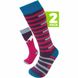 Thermal сhildren's socks Lorpen S2KNN Merino Kids Ski 2 Packs pink/blue Kids XS