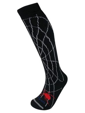 Thermal children's socks Lorpen SKS T2 Кid’s Merino Ski spidey black fucsia КL