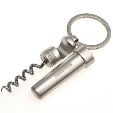 Keychain-opener-knife-corkscrew Munkees Corkscrew steel