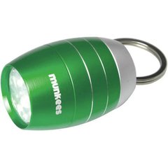 Keychain flashlight Munkees Cask shape 6-LED Light grass green