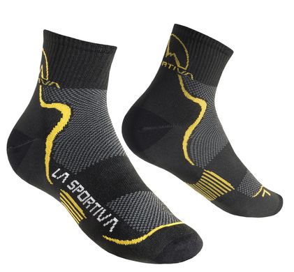 Thermal socks La Sportiva Mid Distance black/yellow M