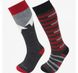 Thermal сhildren's socks Lorpen S2KNN Merino Kids Ski 2 Packs black/red Kids XS